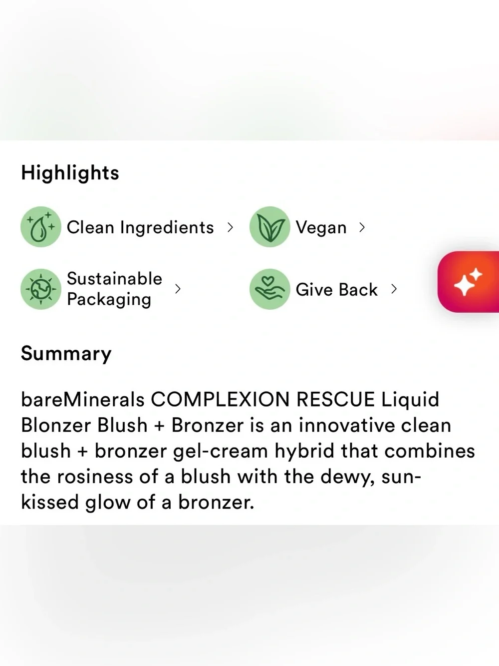 bareMinerals Complexion Rescue Liquid Blonzer Blush + Bronzer - kiss of copper